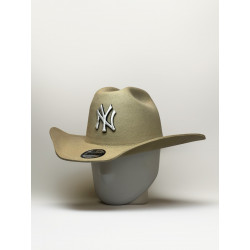 Creme NY Yankees Cowboy Hat